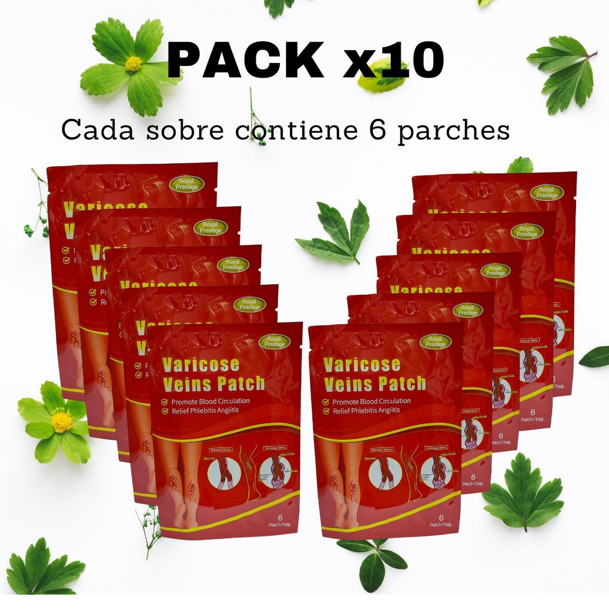 GENERICO - Parches para Varices x 10 sobres