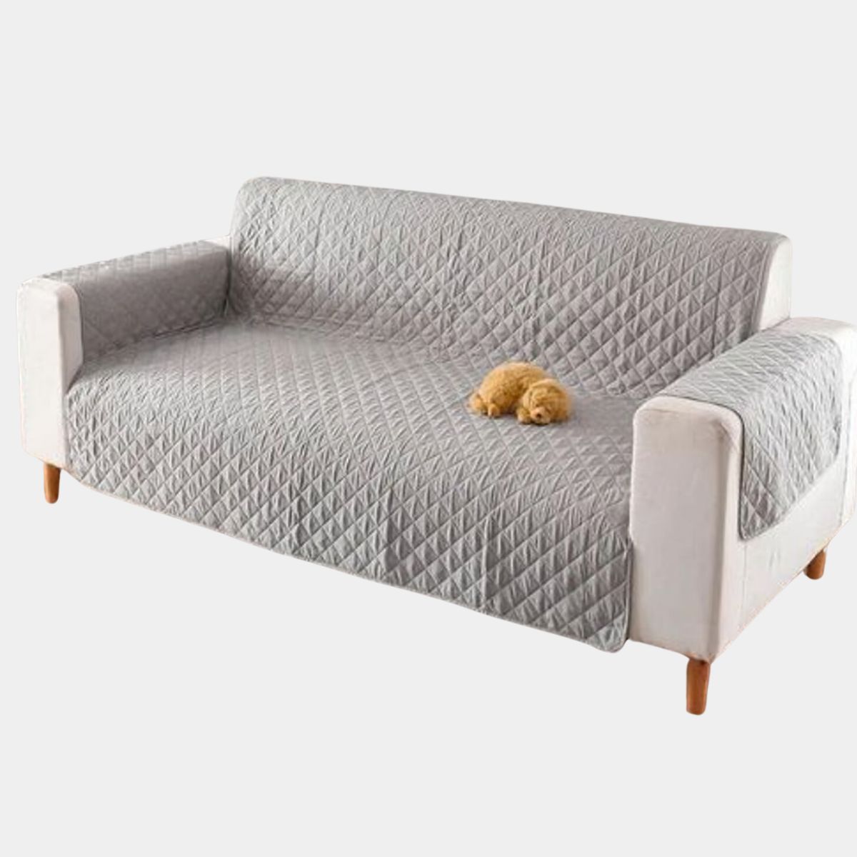 SALA FABULOSA - Protector de mueble 3-2-1 asientos semi impermeable - Gris delicated