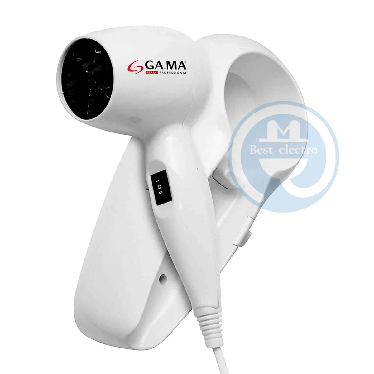 GAMA - Secador Gama de Pared Titanium BECHD0000001615 Blanco 1200 Watts