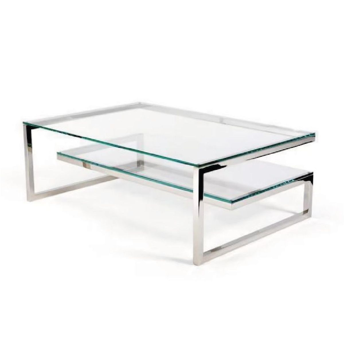 ALTO HOGAR - Mesa de Centro Lovera Acero Inoxidable Alto Hogar