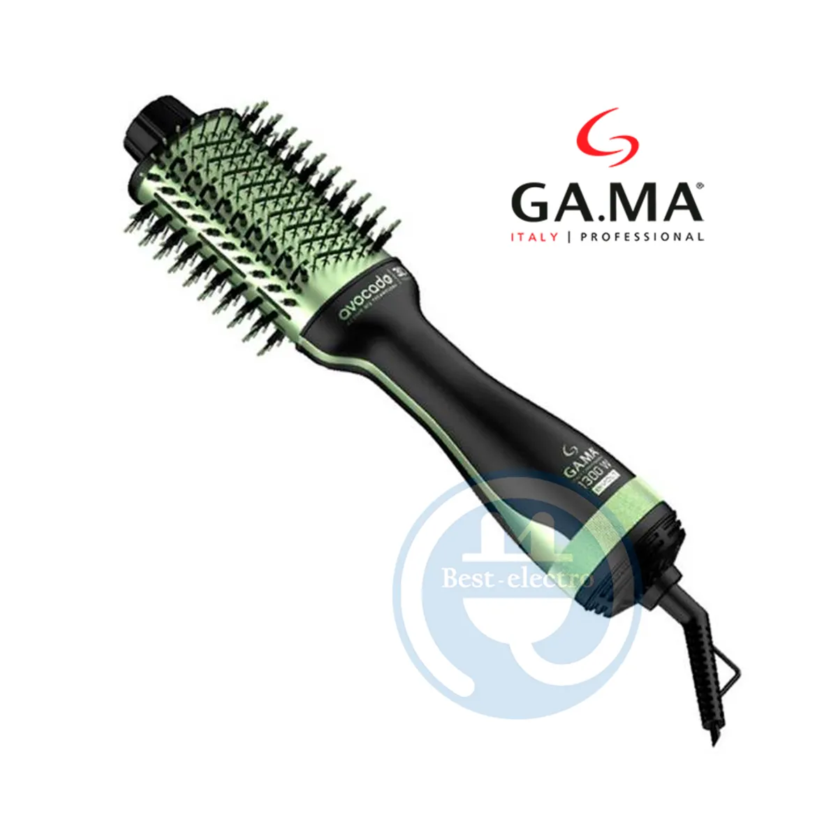 GAMA - Cepillo Secador Gama HDCBR0000000468 Avocado 3D Therapy 1300 W
