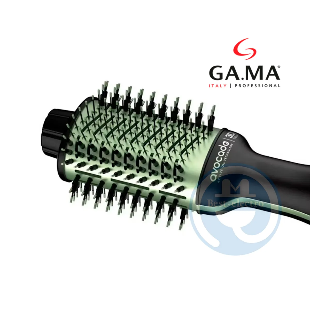 GAMA - Cepillo Secador Gama HDCBR0000000468 Avocado 3D Therapy 1300 W