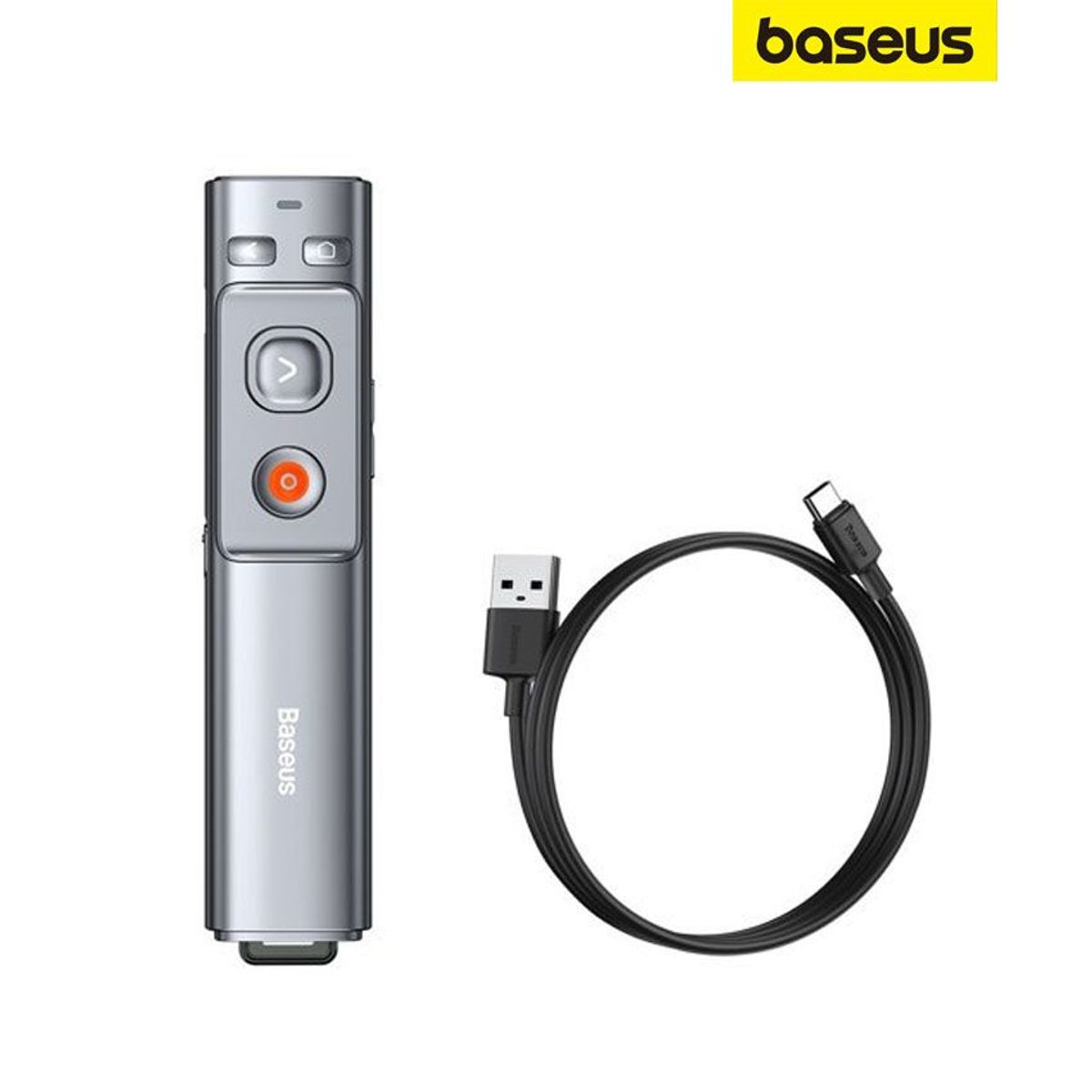 BASEUS - Puntero Laser Recargable Baseus Inalambrico Dual USB USB-C.