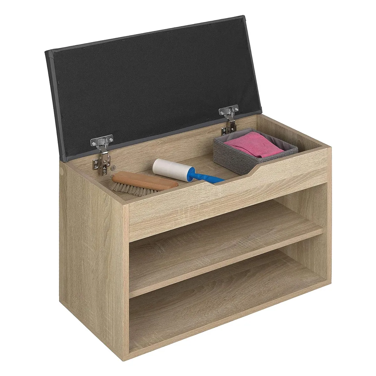 GENERICO - Zapatera Con Baúl Armado Edime Color Sahara