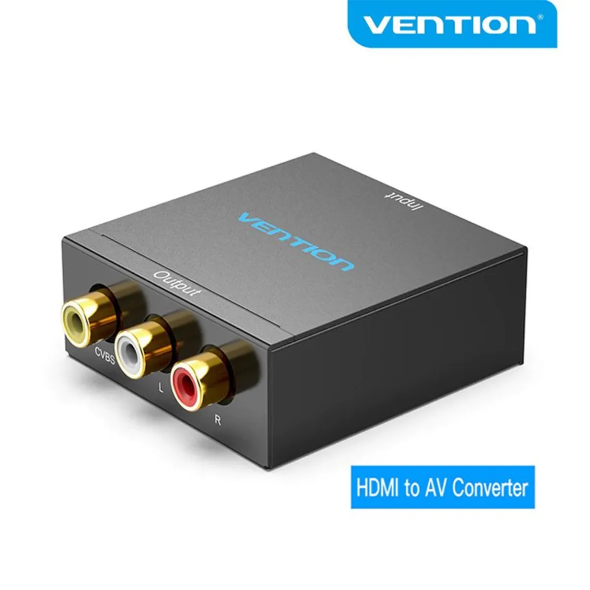 VENTION - Adaptador Convertidor Vention HDMI a RCA AV 1080p Full HD