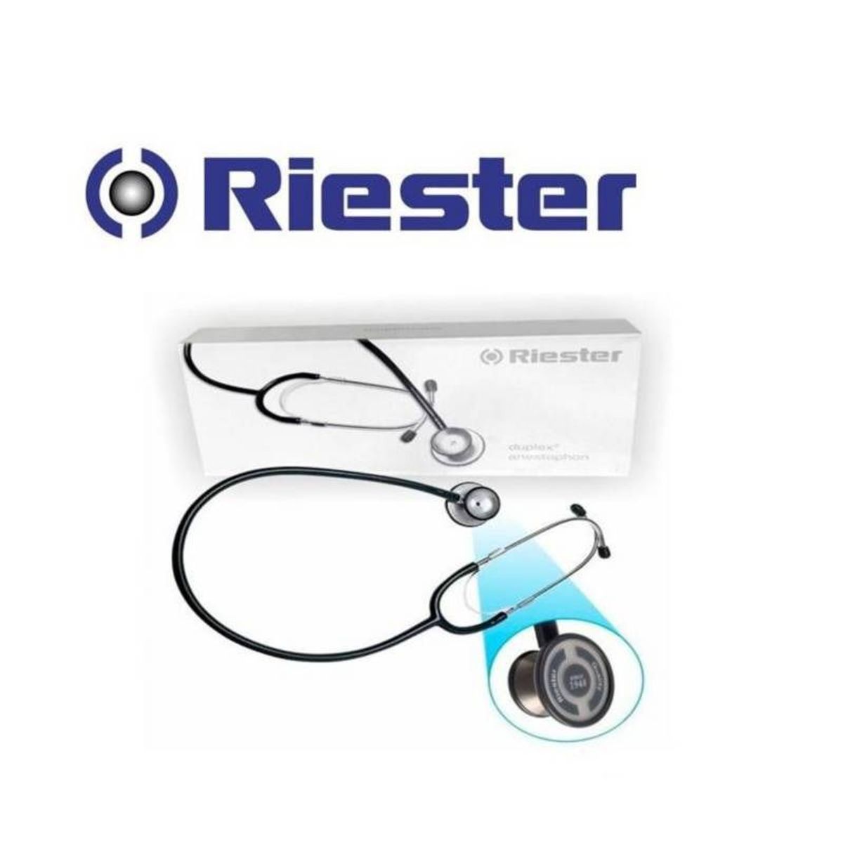 RIESTER - ESTETOSCOPIO RIESTER ANESTOPHON - NEGRO