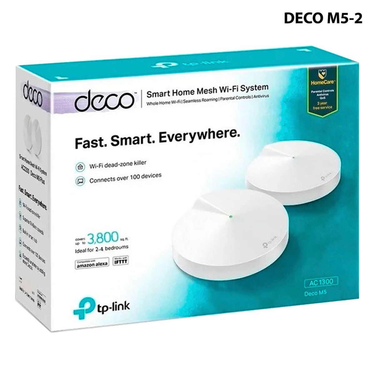 TP LINK - TP-LINK MESH KIT-2 AC1300, 4 ANTENAS INT, 2 PUERTOS GB (DECO M5-2)