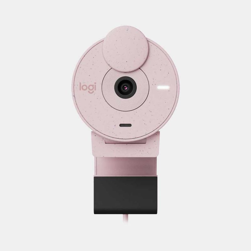 LOGITECH - CÁMARA LOGITECH BRIO 300 - ROSE - FHD 1080P - 30FPS