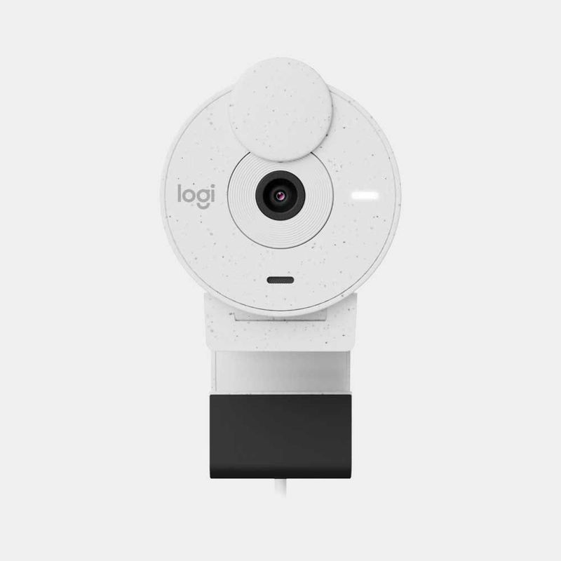 LOGITECH - CÁMARA LOGITECH BRIO 300 - WHITE - FHD 1080P - 30FPS