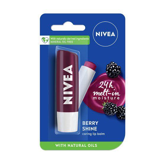 Labello Black Berry Shine Lippenpflegestift, 5,5 Ml – Glänzend, Feuchtigkeitsspendend Mit Schwarzer Johannisbeere