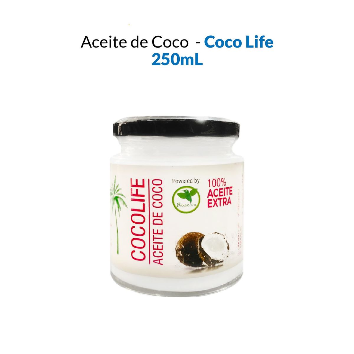 GENERICO - Coco Life - Aceite de Coco x 250 ml