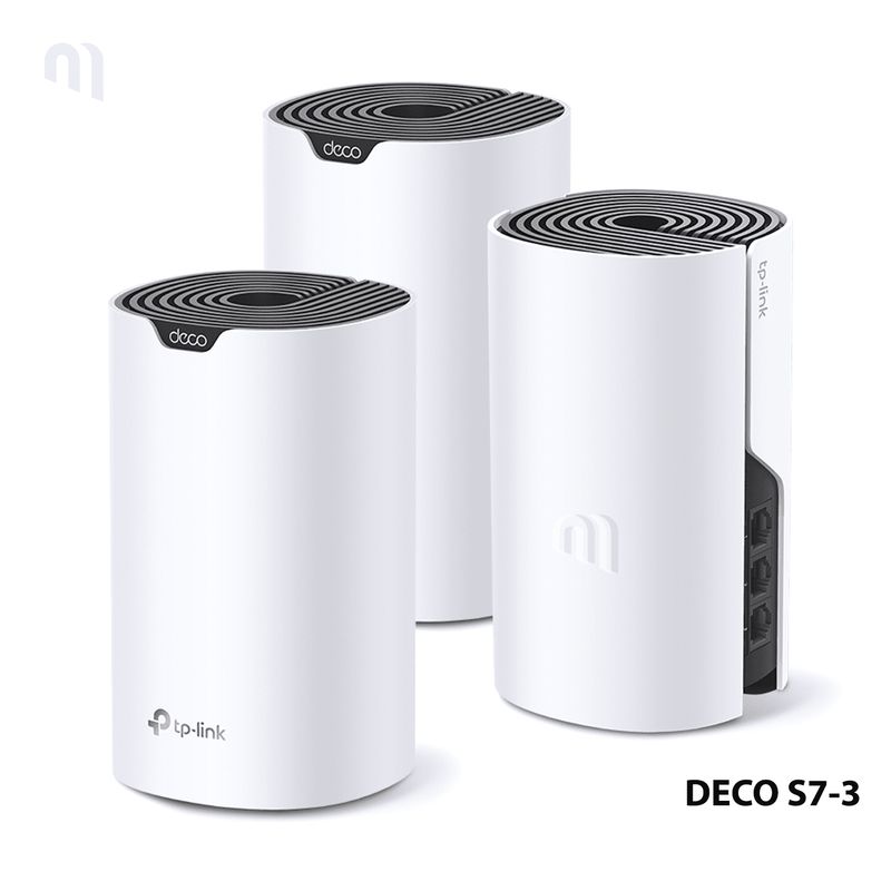 TP LINK - TP-LINK Wi-Fi MESH INTELIGENTE DOBLE BANDA AC1900 KIT 3 (DECO S7-3)