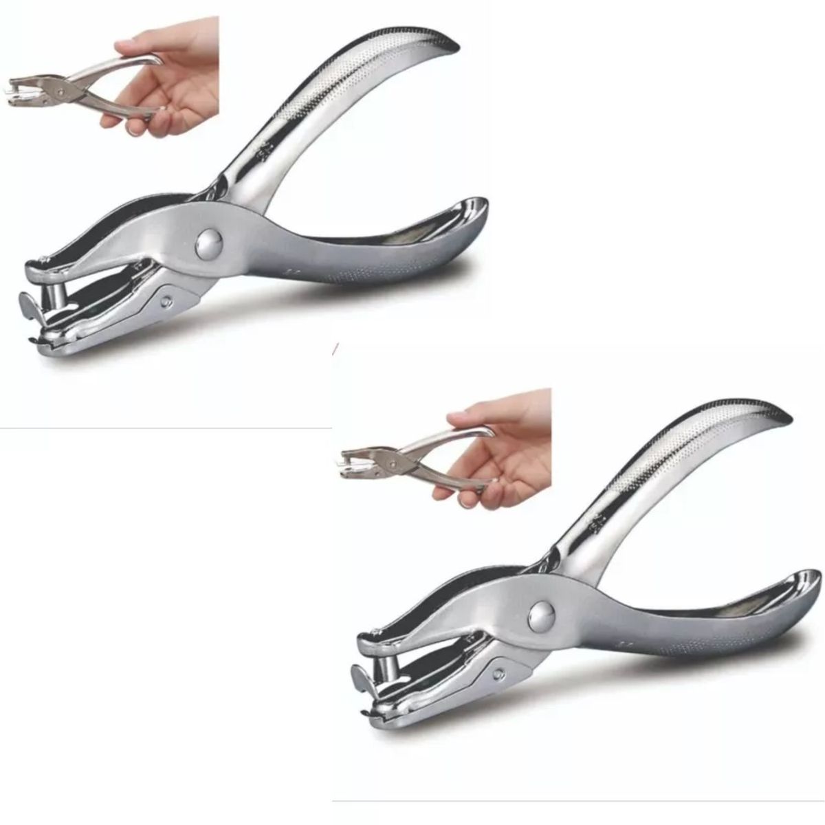 GENERICO - 2 Unidad Perforadora De 1 Agujero Con Capacidad De 5 Hojas