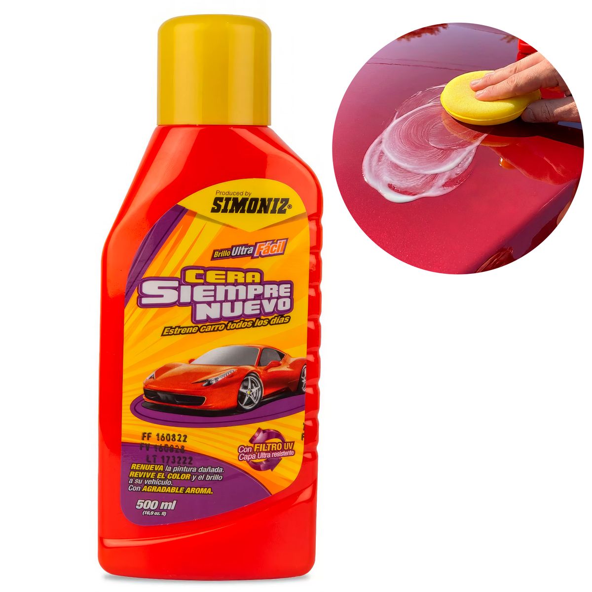 SIMONIZ - Cera Simoniz Liquida Siempre Nuevo 500ml Neutral