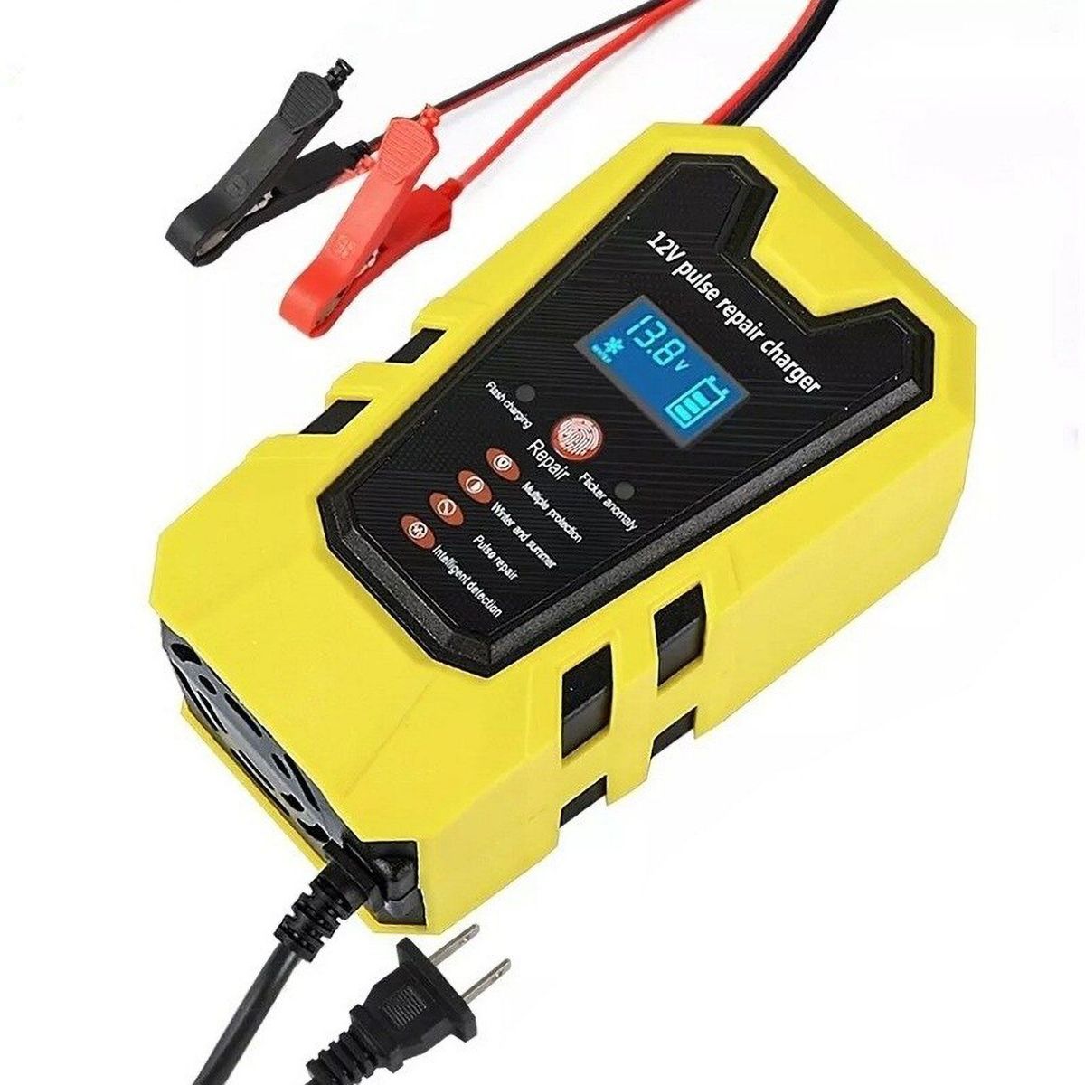 ADVANTECH - Cargador de Batería Inteligente Para Carro Moto de 12V 6A