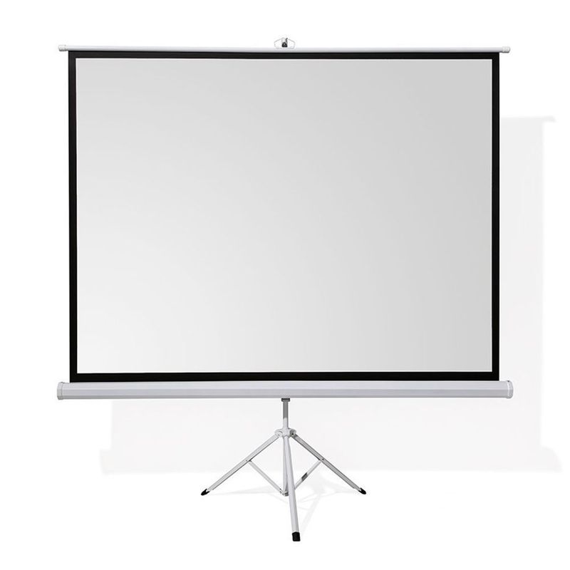 JOTA STORE - Ecran Pantalla para Proyector 100″ con Trípode Blanco Mate
