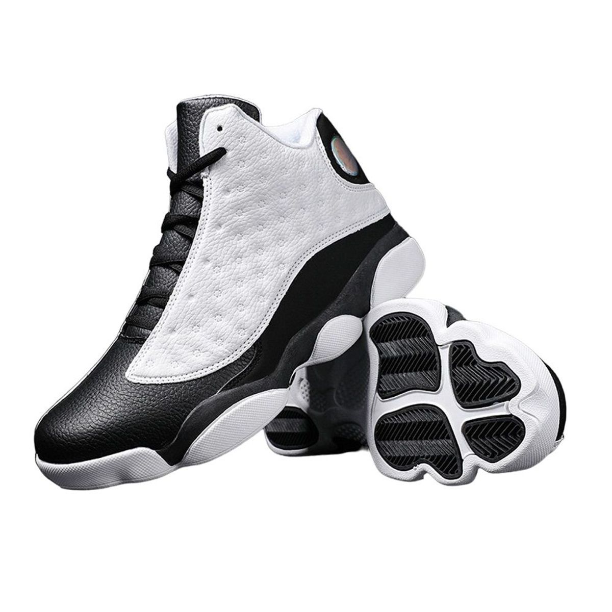 GENERICO - Zapatillas Pic Runner YJ-AB46-QC-2 talla 40US blanco con negro para hombre