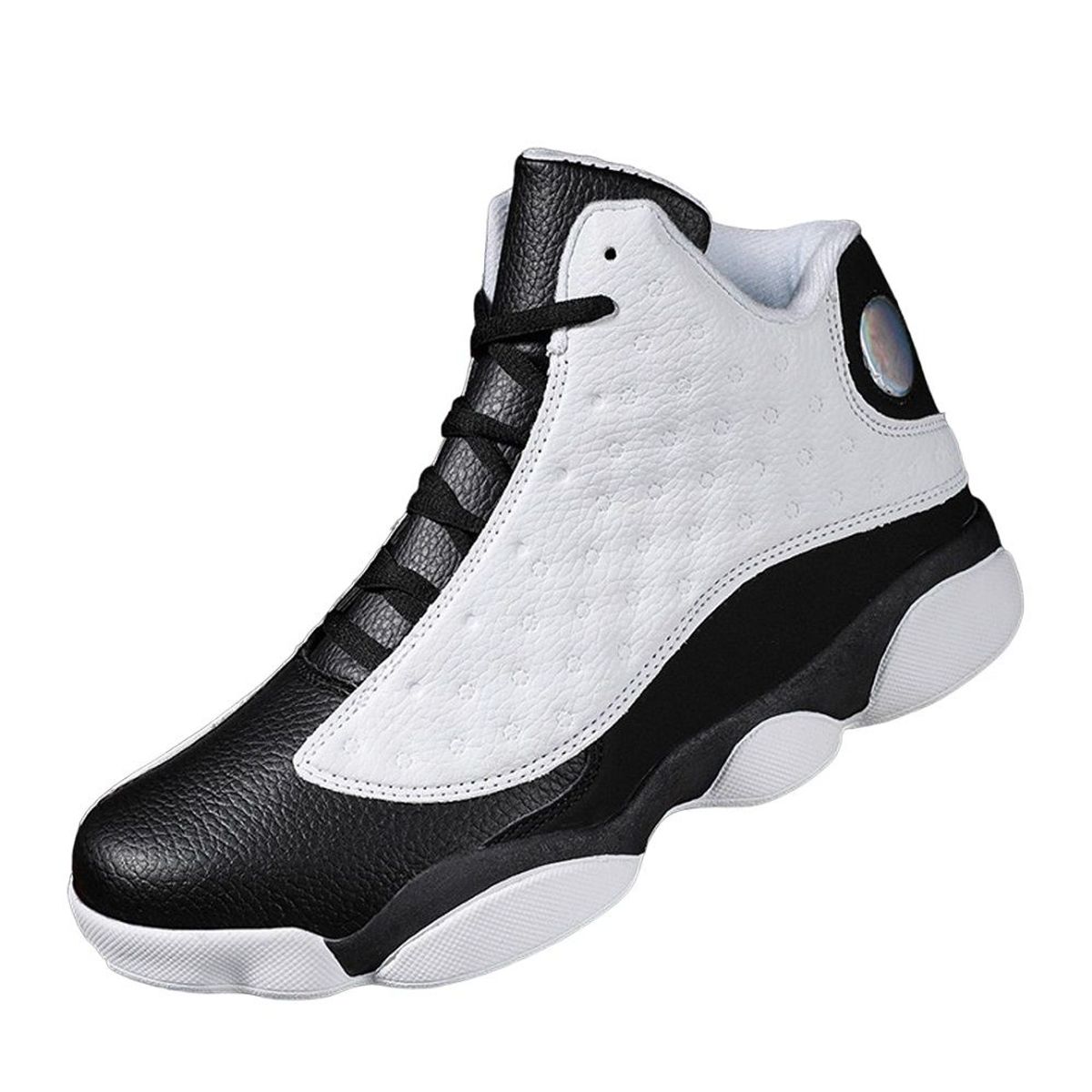 GENERICO - Zapatillas Pic Runner YJ-AB46-QC-2 talla 41US blanco con negro para hombre