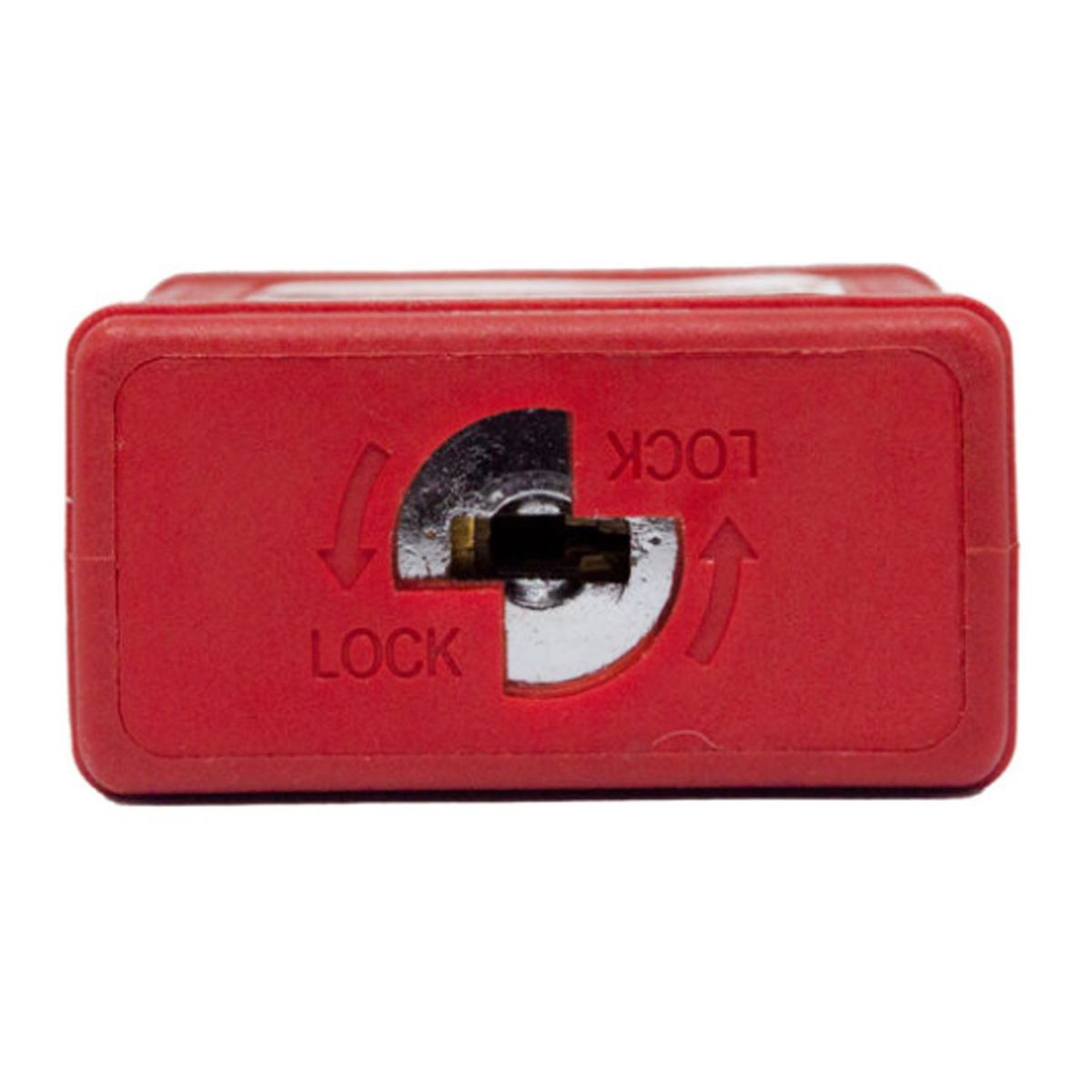 LOTO MASTER - CANDADO CORTO AISLADO COLOR ROJO