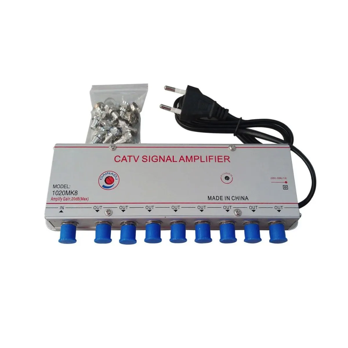 JMA - Amplificador de señal de cable tv 8 salidas JMA - 1020MK8