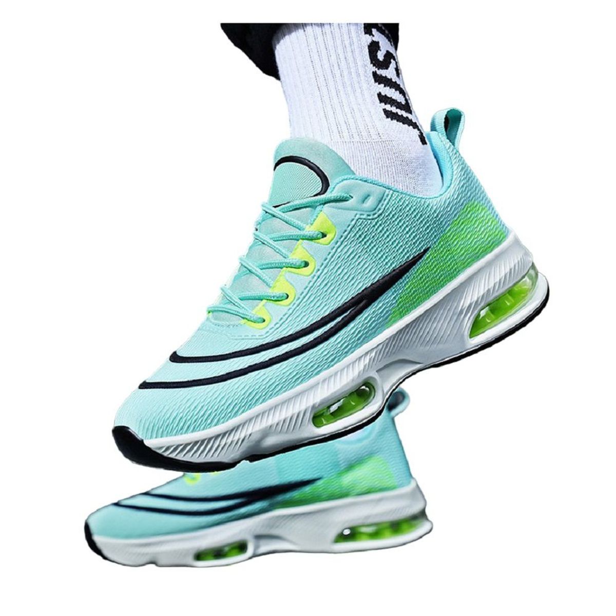 GENERICO - Zapatillas Pic Runner MFcJJ-23030290-1 talla 40US verde para hombre