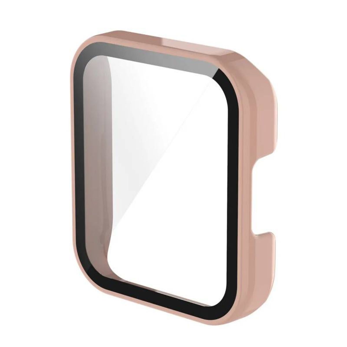GENERICO - Bumper con Vidrio incorporado para Redmi Watch 3 active - Rosado