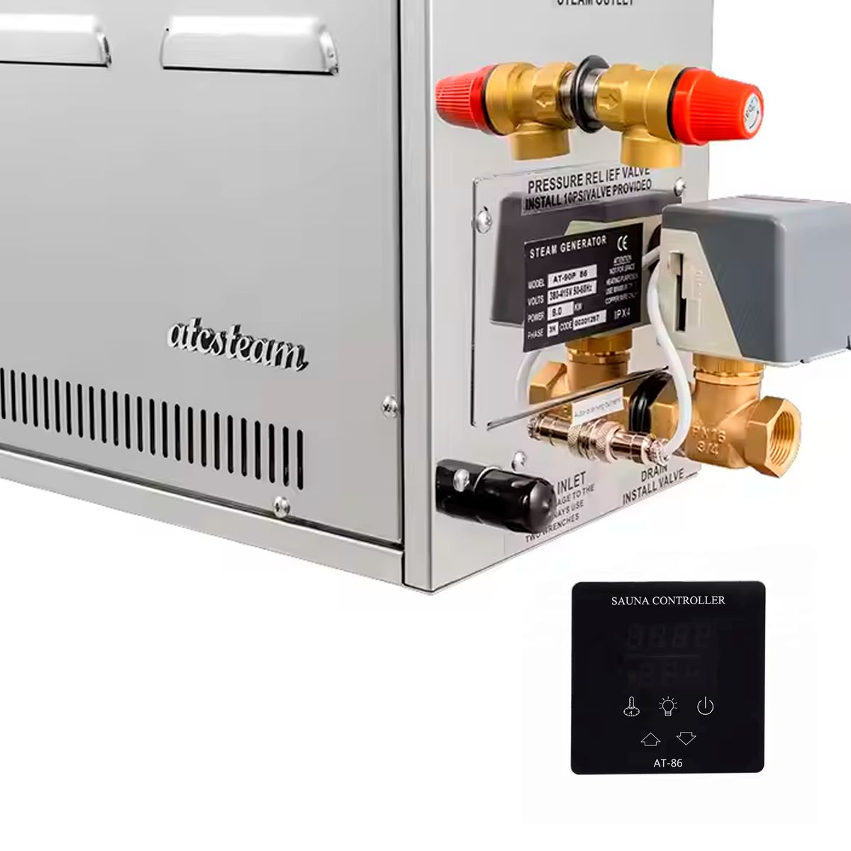 GENERICO - Generador de Vapor para Sauna Eléctrico ATB90