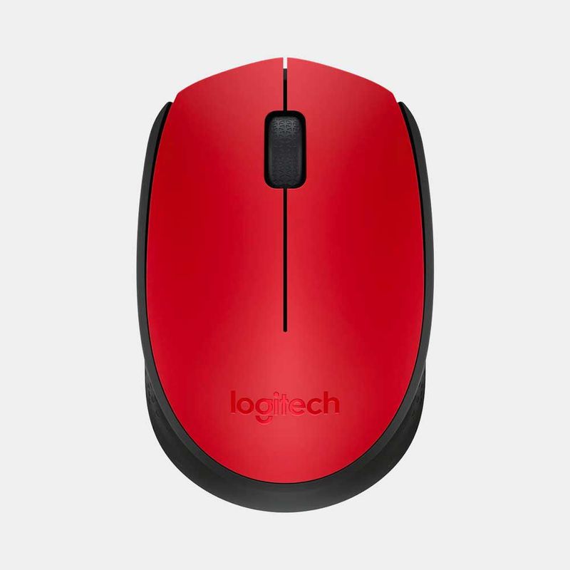 LOGITECH - MOUSE LOGITECH M170 WIRELESS - RED