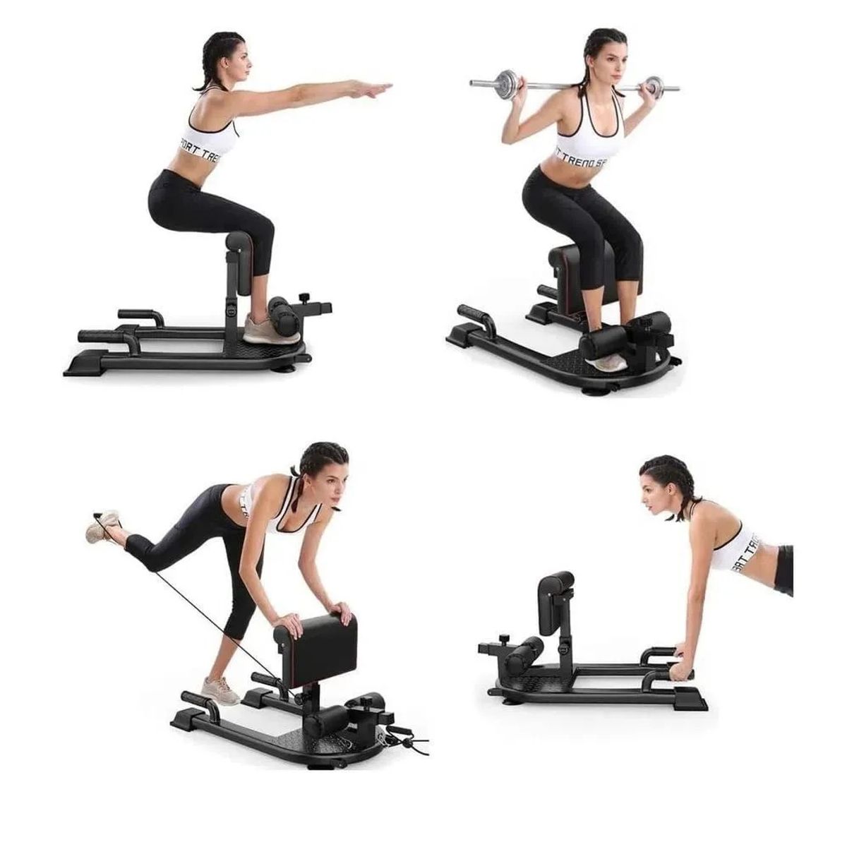 GENERICO - Maquina multifuncional para sentadilla sissy