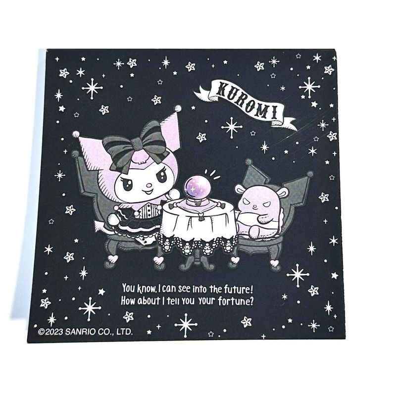 SANRIO - SANRIO BLOCK DE NOTAS 70H FORTUNE KUROMI NEGRO