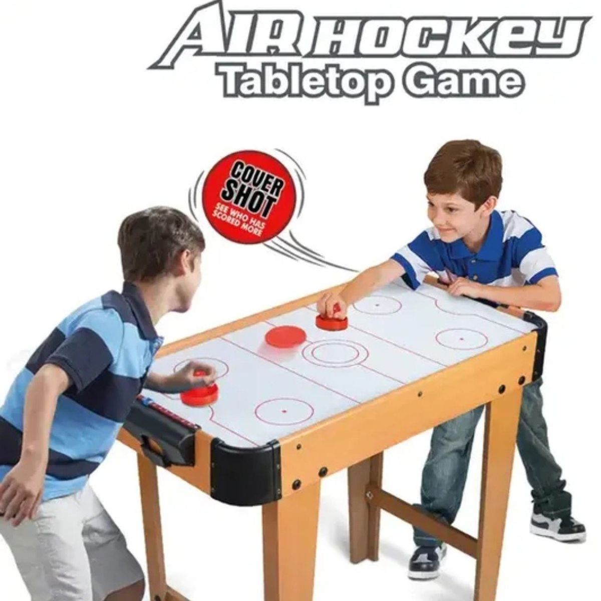 GENERICO - JUEGO DE MESA - AIR HOCKEY MINI - MESA DE HOCKEY NIÑOS