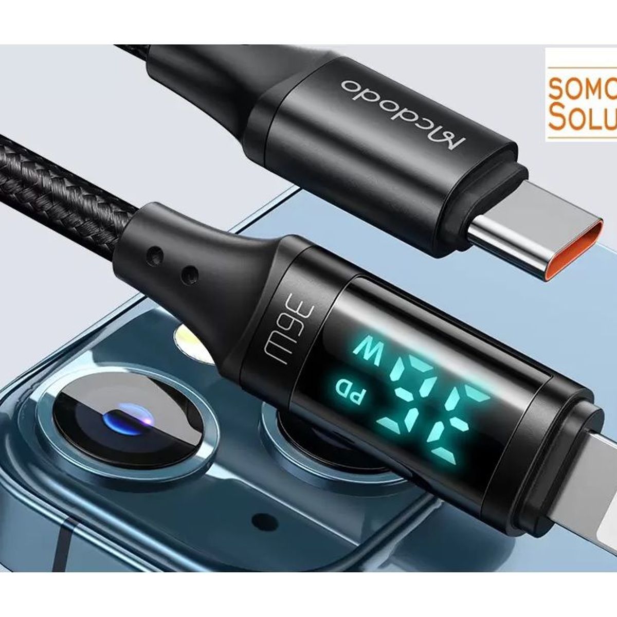 MCDODO - Cable Tipo C - Lightning 36w 3a - Para iPhone - Alta Calidad