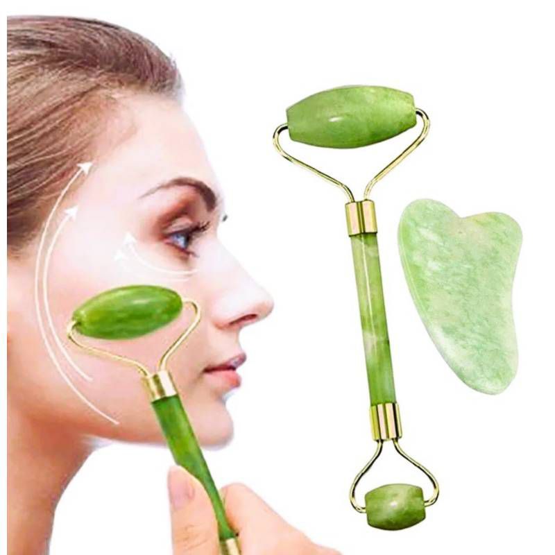 GENERICO - Masajeador Facial de rodillo PIEDRA JARE UNA PIEDRA