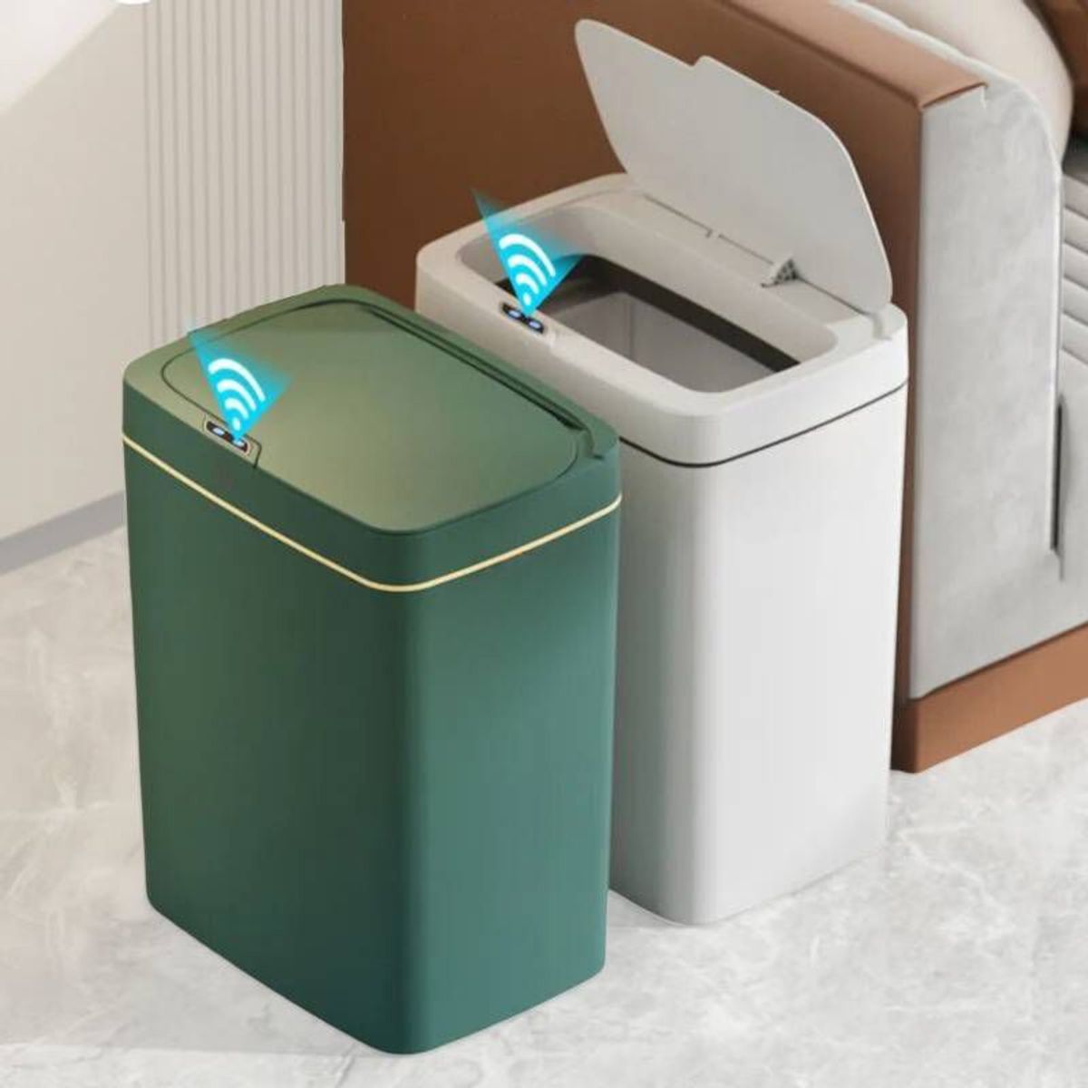 GENERICO - Tacho Smart Inteligente con Sensor Automatico es Recargable VERDE