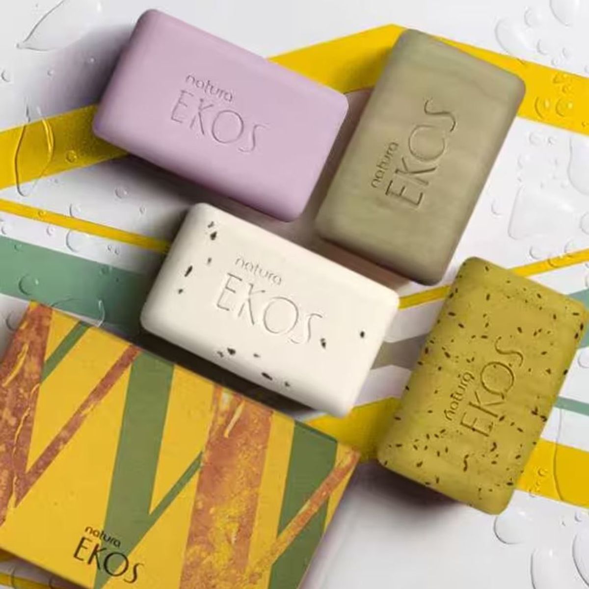 NATURA - Jabones Ekos  en Barra Cremosos y Exfoliantes - Natura