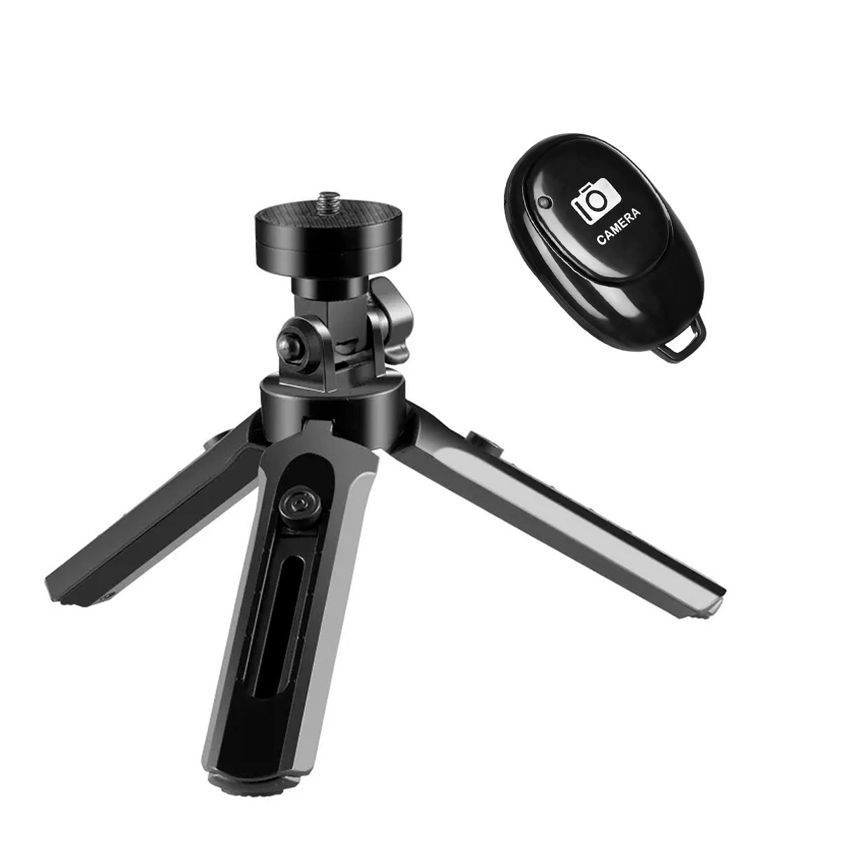 GENERICO - Trípode Universal para Camaras Celular 21cm Más Disparador Bluetooth