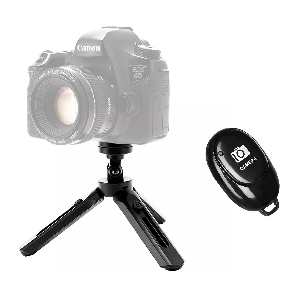 GENERICO - Trípode Universal para Camaras Celular 21cm Más Disparador Bluetooth