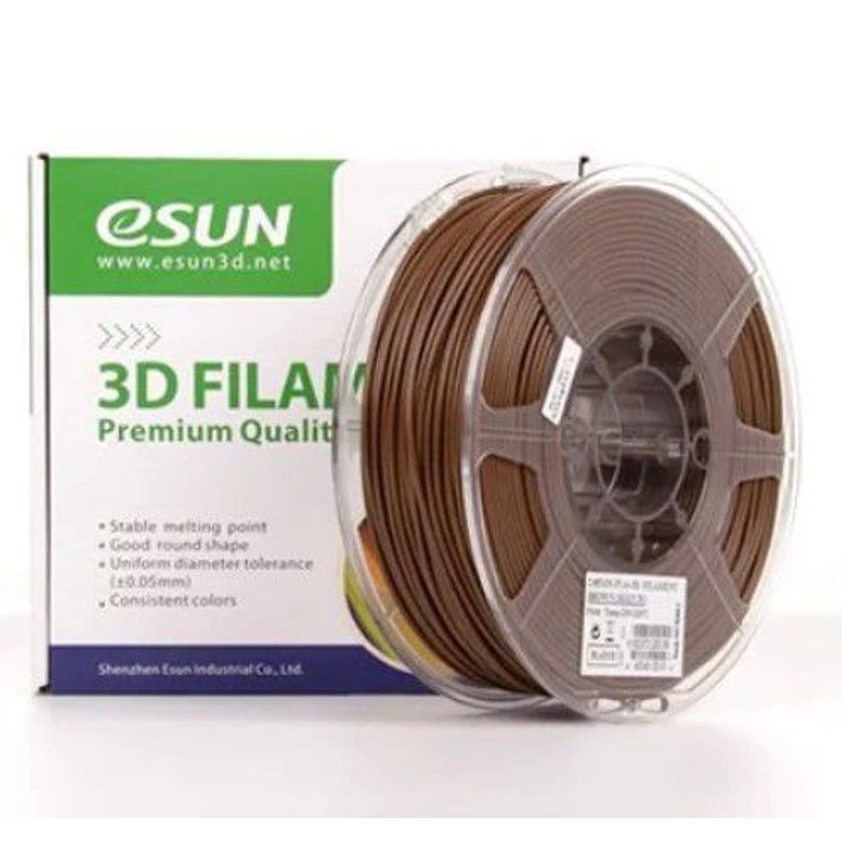 ESUN - Filamento 3D ABS Plus 1KG 175mm Esun Marrón
