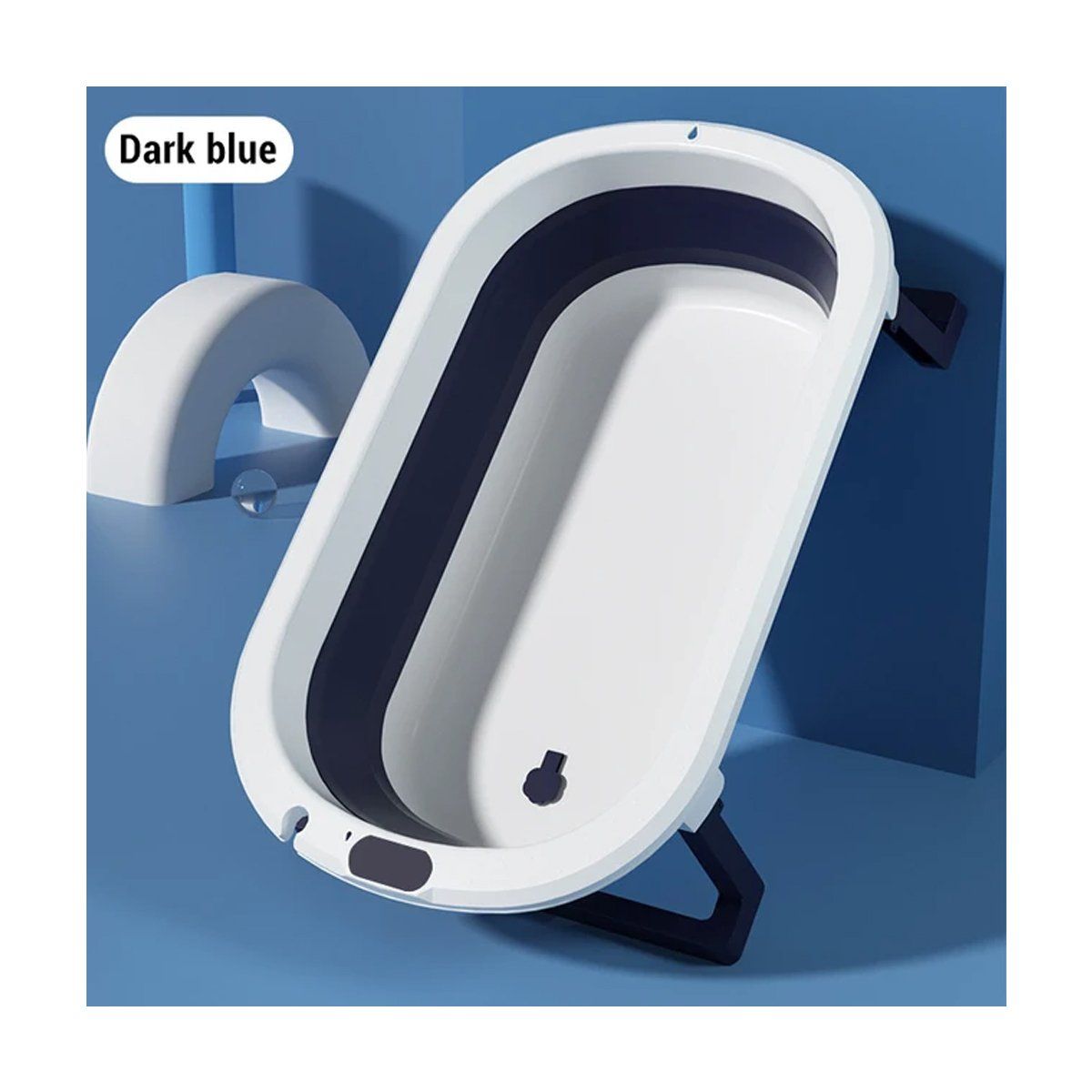 GENERICO - Tina Bañera Plegable Para Bebé Con Temperatura Rosada