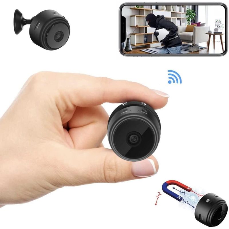 OEM - Mini Cámara Espía WiFi FHD Inalámbrica con Sensor de Movimiento