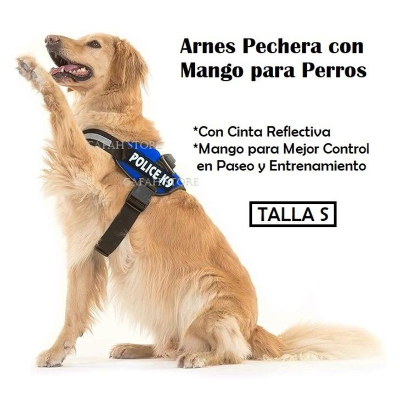 OEM - Pechera Arnés Perros Reflectiva con Mango Entrenamiento S