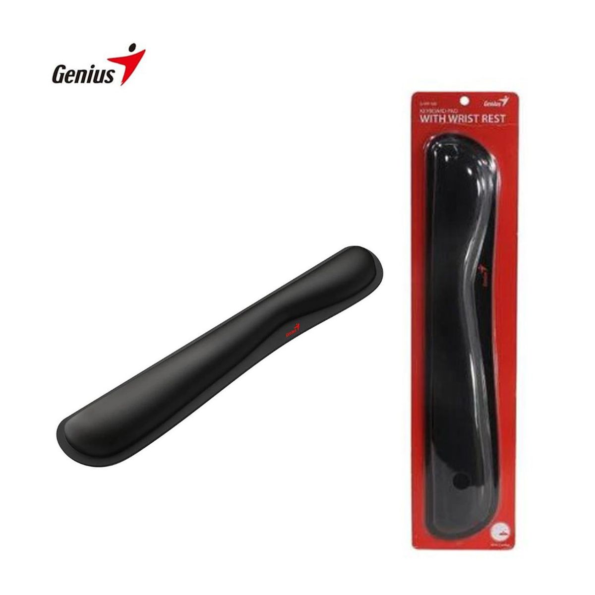 GENIUS - Reposamuñecas Genius Keyboard Pad G-WP100 Negro