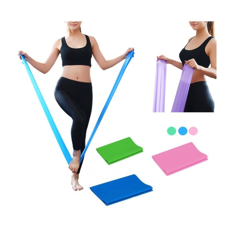 GENERICO - Banda Elastica Abierta 3pcs 150cm de largo