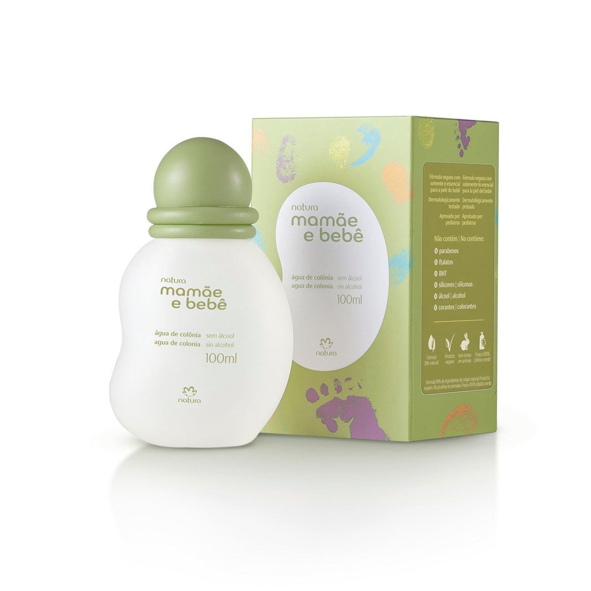 NATURA - Mamá y Bebé Agua de colonia Sin Alcohol 100 ml