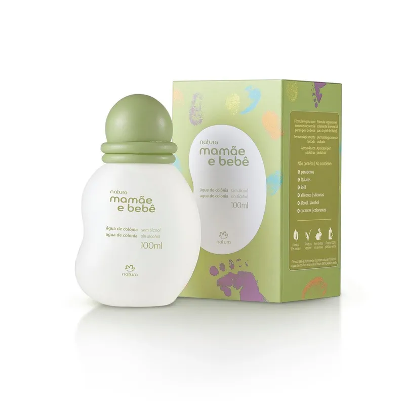 NATURA - Mamá y Bebé Agua de colonia Sin Alcohol 100 ml