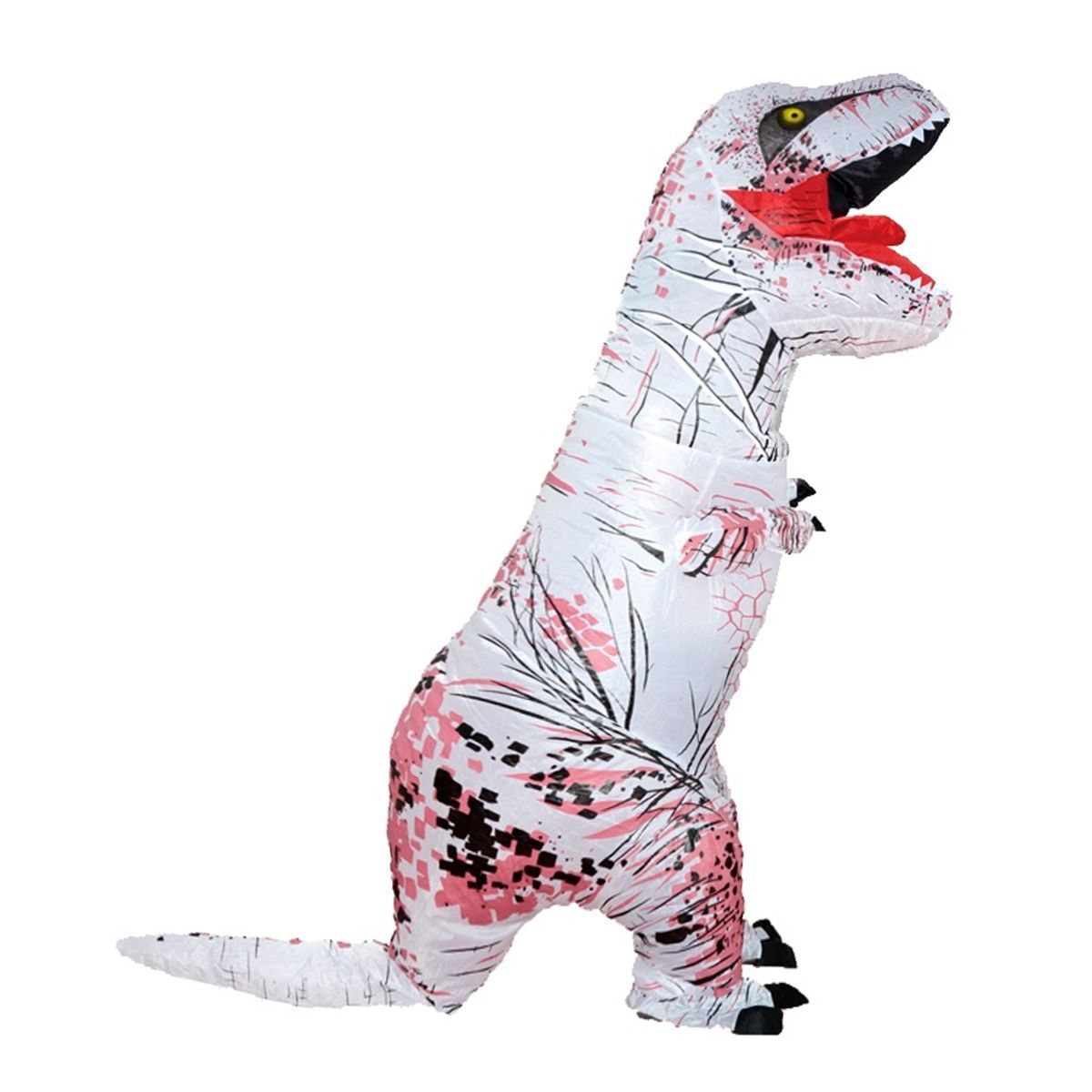 GENERICO - Disfraz Dinosaurio Rex Inflable Adulto Halloween - Blanco