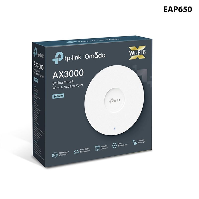 TP LINK - TP-LINK AP TECHO WI-FI 6 AX3000 (EAP650)