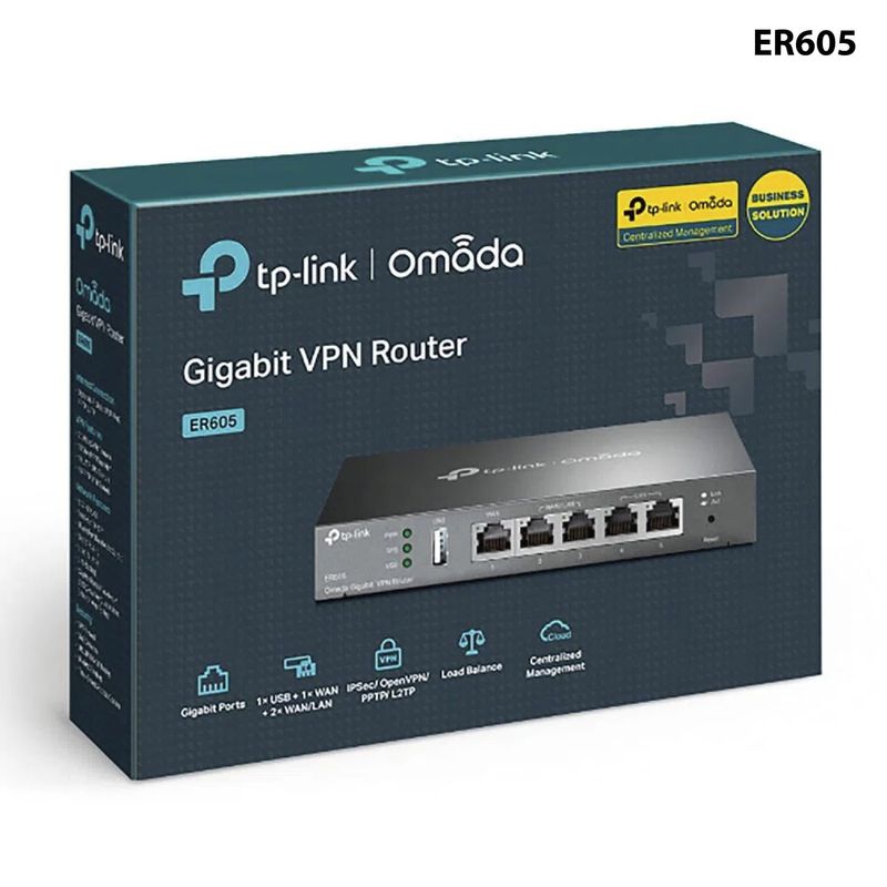 TP LINK - TP-LINK ROUTER VPN MULTI-WAN GIGABIT ER605