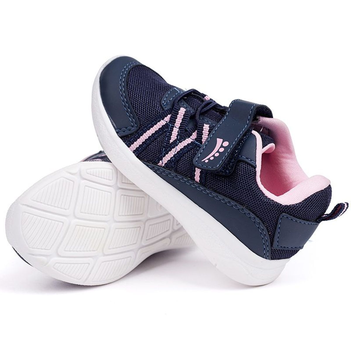 ORTOPASSO - Zapatillas para Niña Deportivas Azul y Rosada