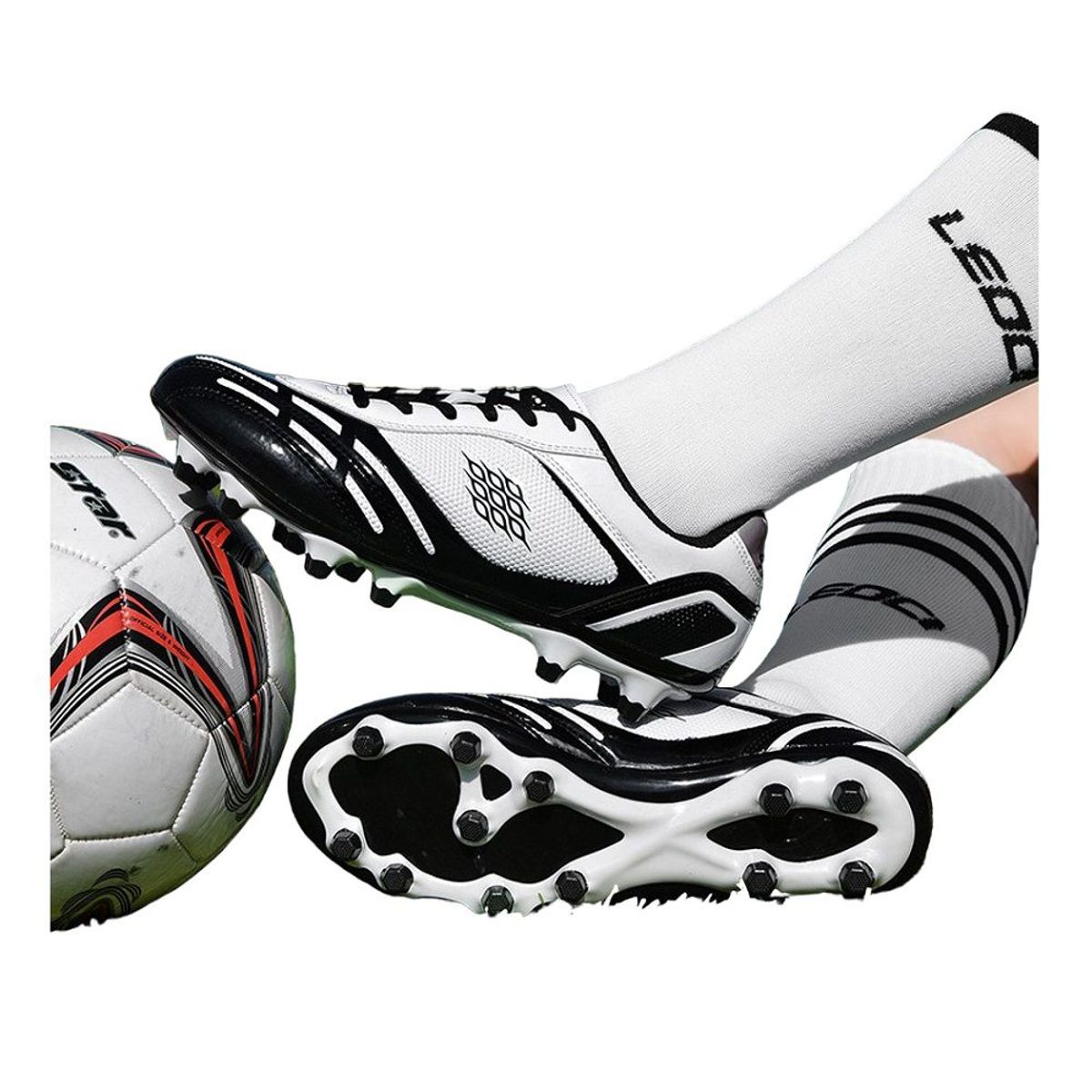 GENERICO - Zapatillas Pic Runner 010-LY-2 talla 42US blanco con negro para hombre